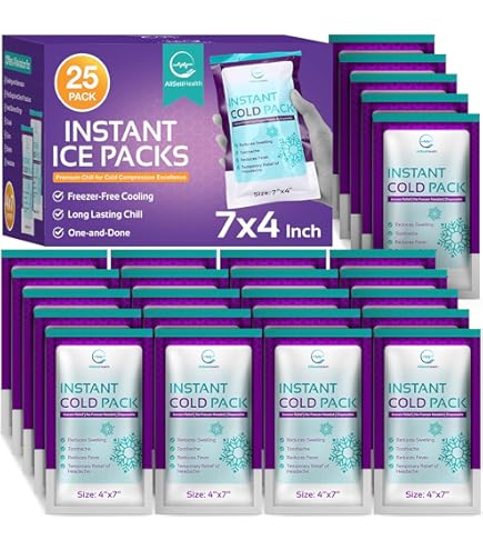 Amazon.com: First Aid Only Z6005 Instant Cold Compress, 4 x 5, 1